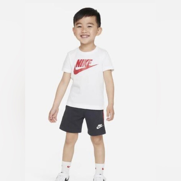Nike Other - Nike Sportswear Taping Shorts Set Toddler 2-Piece Set